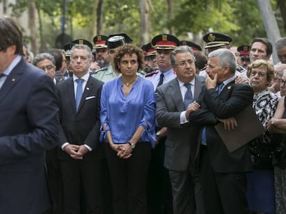 Homenatge a les v&iacute;ctimes de l&#039;atemptat d&#039;Hipercor el 1987.