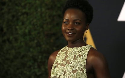 Lupita Nyong&#039;o, en la entrega de premios Governors en Los &Aacute;ngeles.