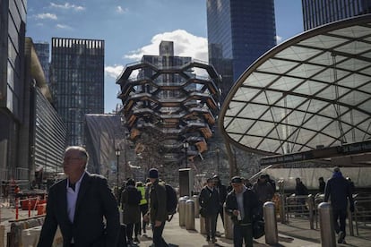 Hudson Yards, a new neighborhood in Manhattan.