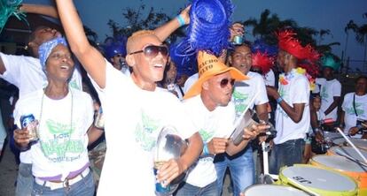 Celebraciones en las calles de Panam&aacute;.