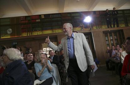 Jeremy Corbyn, este s&aacute;bado en Londres 