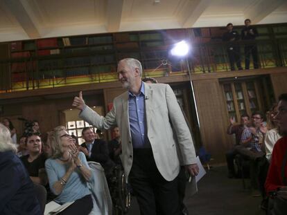 Jeremy Corbyn, este s&aacute;bado en Londres 