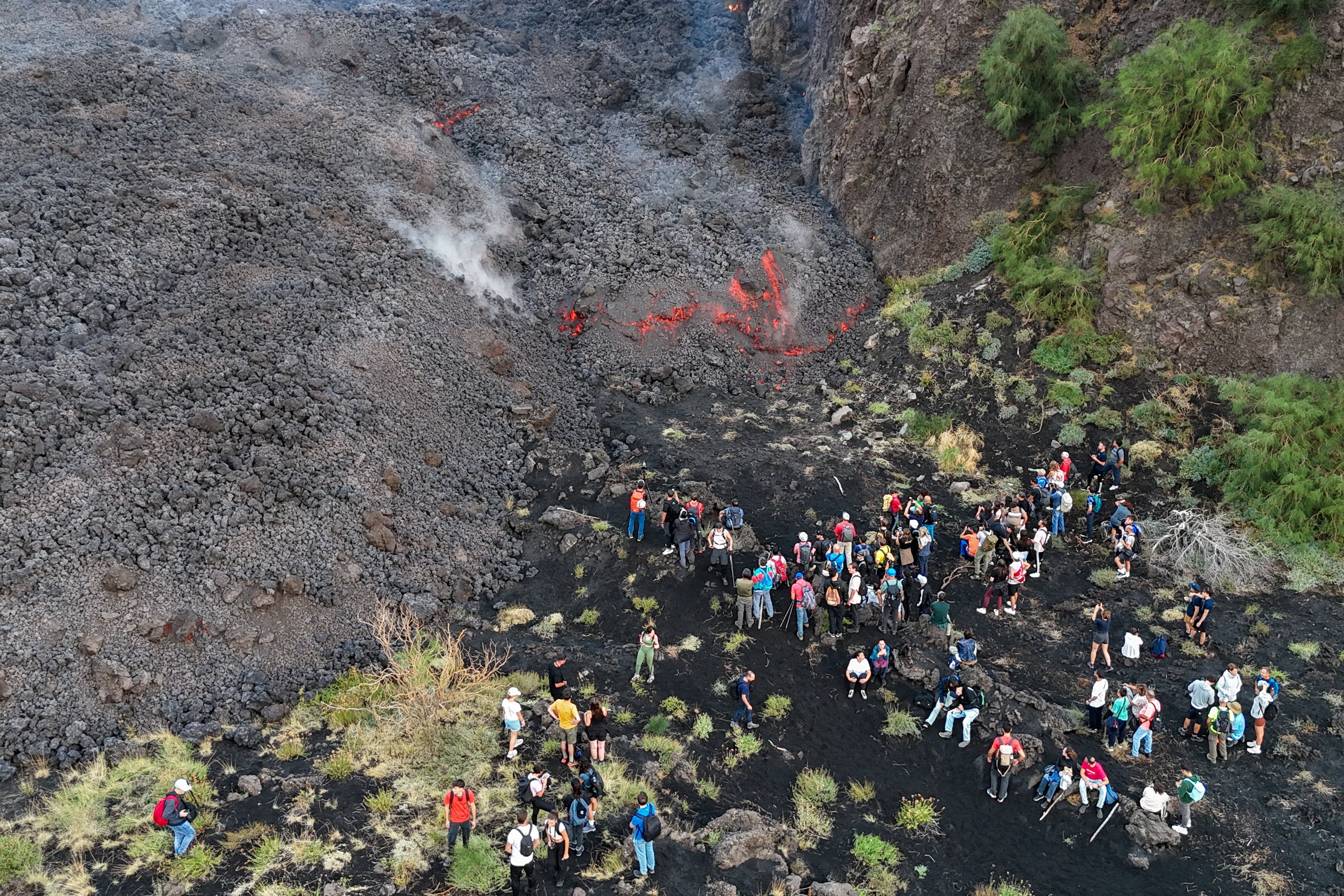 La erupción del volcán Etna, en imágenes