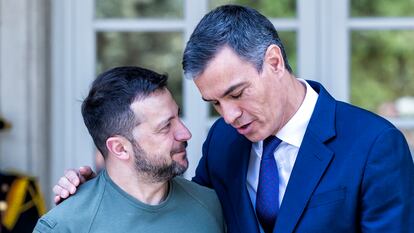 Sánchez y Zelenski, en La Moncloa.