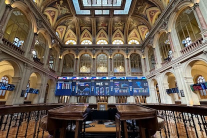 Vista de la Bolsa española.