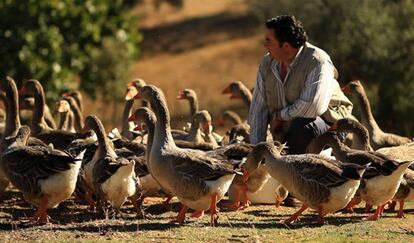 En 2000, Eduardo de Sousa empieza a producir foie-gras en la finca familiar de Pallares.