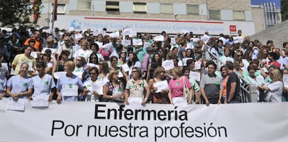 Un grupo de profesionales de la enfermería pide la dimisión del gerente del Gregorio Marañón.