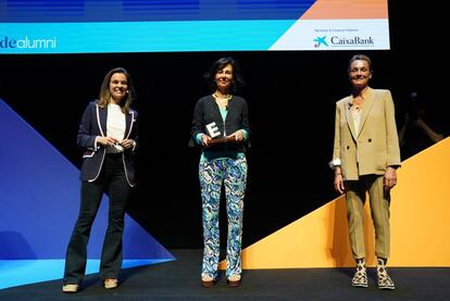 Ana Botín tras recibir el premio de Esade