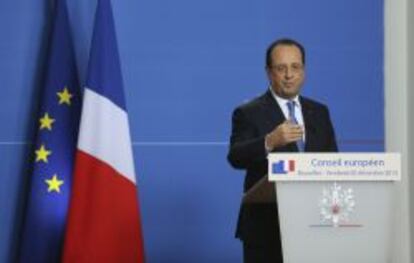 El presidente francés, François Hollande.