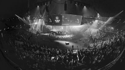 Un estadio durante el Valorant Champions Tour 2023, un torneo de 'e-sports', en Sao Paulo (Brasil).