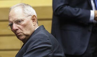 El ministro de Finanzas alemán, Wolfgang Schäuble.