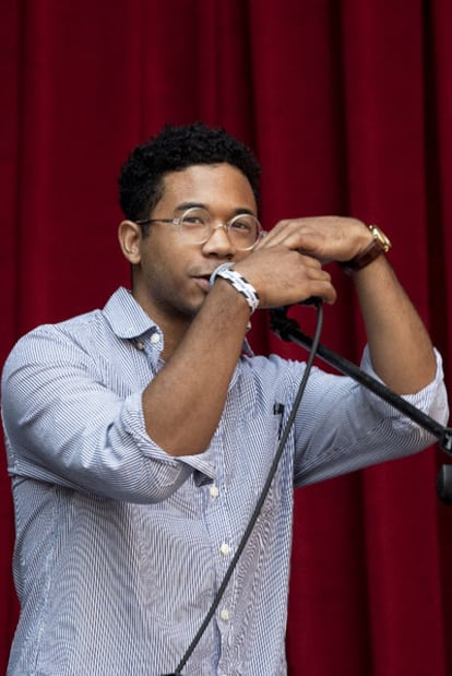 Chaz Bundick, alias Toro y Moi, en el Sónar