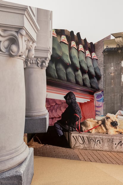 Detalle de 'Pez fuste' (2024), de la serie 'Las Cosas (bodegón falaz)', de Miguel Ángel Tornero.