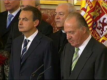 El Rey recuerda a Ignacio Uría durante su discurso