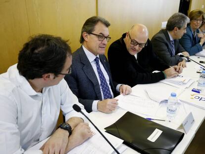 Artur Mas, a l&#039;executiva de CDC.