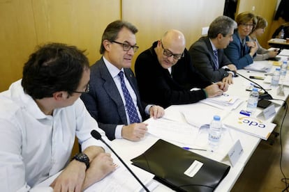 Artur Mas, a l&#039;executiva de CDC.