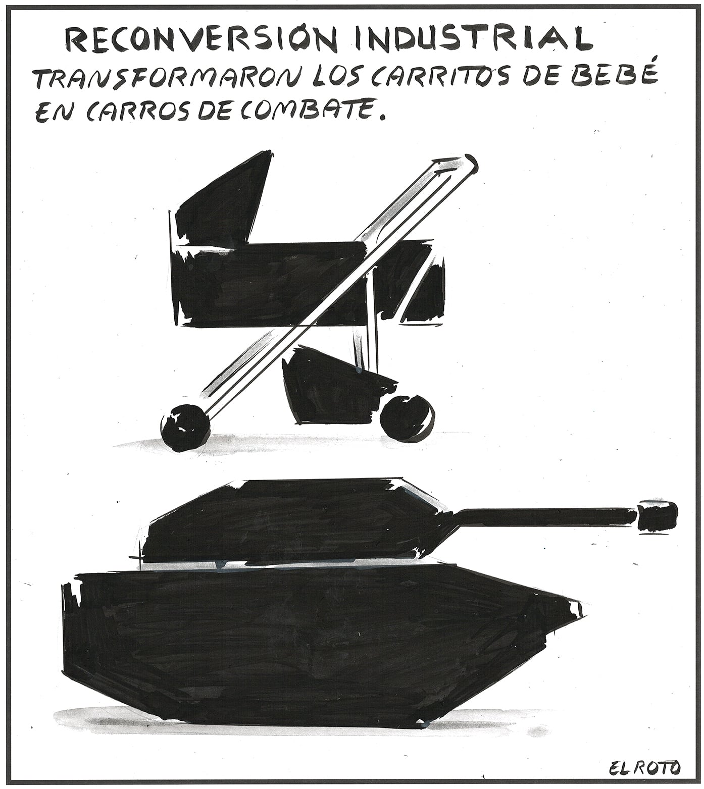 El Roto: de carritos a carros