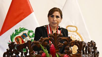 Patricia Benavides el 4 de enero de 2023 en Lima (Perú).