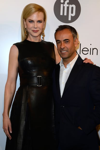 Nicole Kidman, junto a Costa en el photocall.