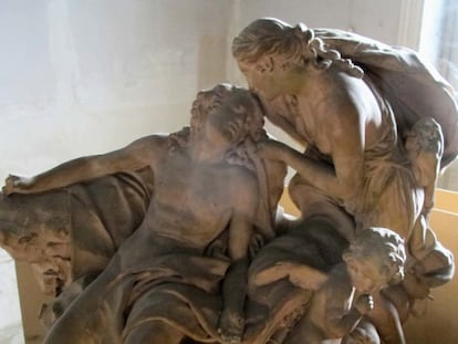La escultura 'Diana y Endimión'.