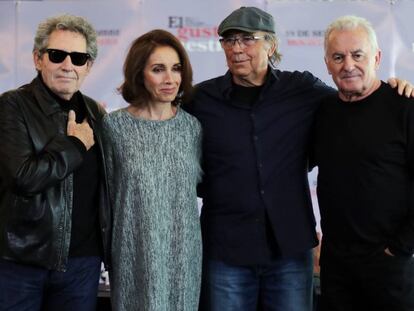 Miguel Ríos, Ana Belén, Joan Manuel Serrat i Víctor Manuel a Santiago de Xile.