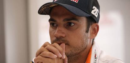 Dani Pedrosa, en Brno.