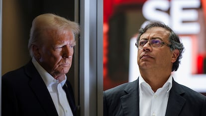 Donald Trump y Gustavo Petro