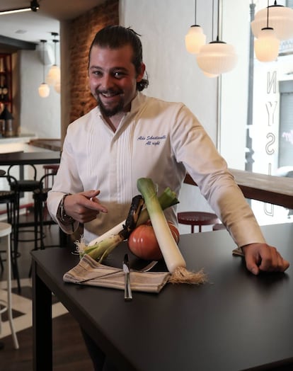 Aldo Sebastianelli, chef del recientemente inaugurado restaurante SanYsidro en el barrio de Chueca.