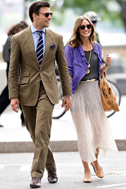 Siempre impecables, siempre perfectos, siempre cogidos de la mano... Siempre excesivamente empalagosos. Así son Olivia Palermo y su novio.