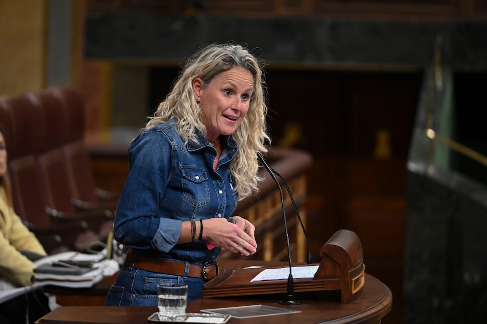 La diputada del PSC, Montse Mínguez, en el Congreso en 2024. 