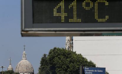 Ola de calor en Río de Janeiro en enero pasado.