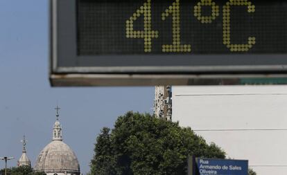 Ola de calor en Río de Janeiro en enero pasado. 