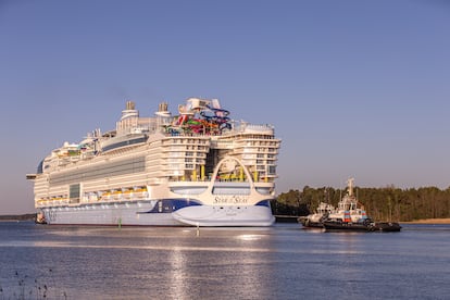 El barco 'Star of The Seas', de la estadounidense Royal Caribbean. Imagen cedida por la compañía.