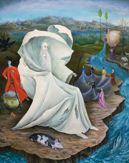 La tentación de San Antonio, de Leonora Carrington.