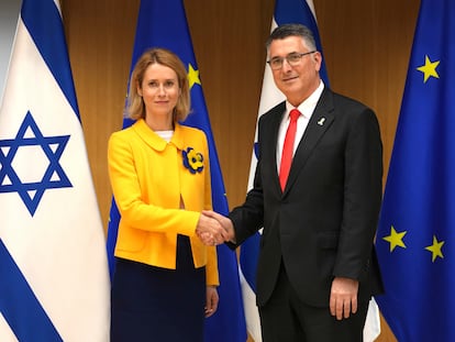 Kaja Kallas y Gideon Saar