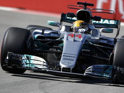 Lewis Hamilton durante el GP de Rusia de Fórmula 1