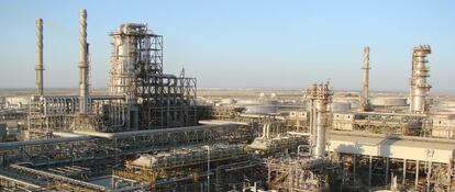 Instalaciones petroqu&iacute;micas construidas por T&eacute;cnicas Reunidas en Arabia Saud&iacute;.