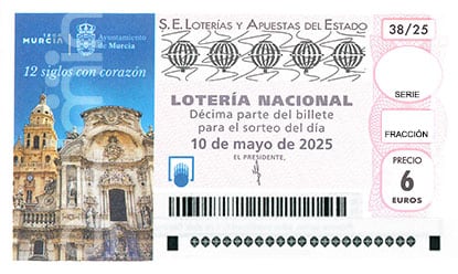 Sorteo de la Lotería Nacional del 10 de mayo de 2025