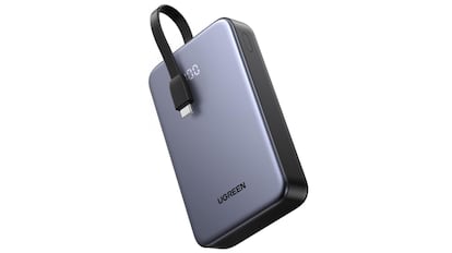 cargador portatil con triple USB.