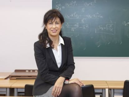 Ana Redondo, profesora y procuradora en las Cortes de Castilla y León, el pasado viernes en la Facultad de Derecho de Valladolid.