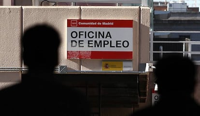 A Madrid employment office.