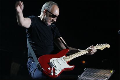 El guitarrista Pete Townshend, en el primer concierto de The Who en España.