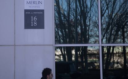 Un edificio de oficinas de Merlin Properties, en Madrid.