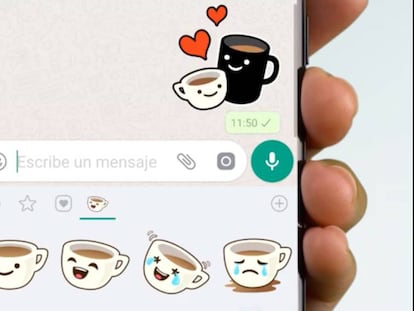 Así puedes ver los Stickers que te mandan por WhatsApp sin desbloquear el iPhone