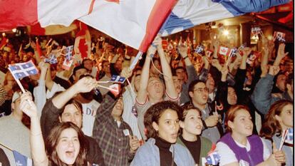 Refer&eacute;ndum sobre la independencia de Quebec en 1995.