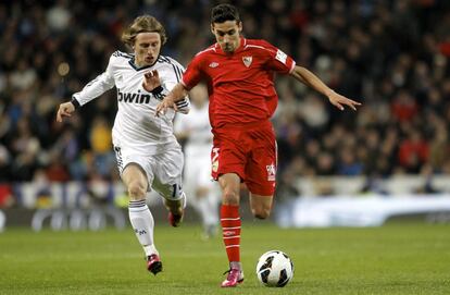 Navas se marcha de Modric