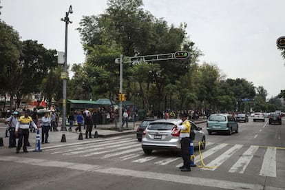 Avenida Juárez. Ciudad de México.