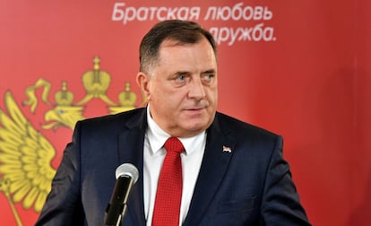 Milorad Dodik, en diciembre de 2020 en Sarajevo.