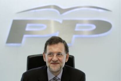 El presidente del PP, Mariano Rajoy.