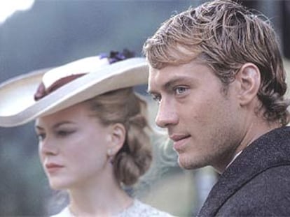 Nicole Kidman y Jude Law, en <i>Cold mountain.</i>